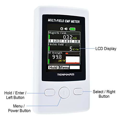 2000 mg Електромагнитен Електрически Тестер за напрежение Радиочестотни полета с Предупредителен Индикатор за Многопольный Измерване