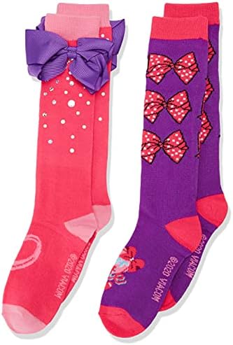 JoJo Siwa Girls 2 Опаковки Чорапи до Коляното за момичета
