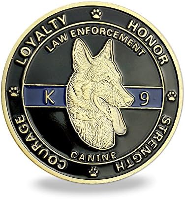 K9 Куче Предизвикателство За Правоприлагащите Органи Монета Собачье Полицейска Украса