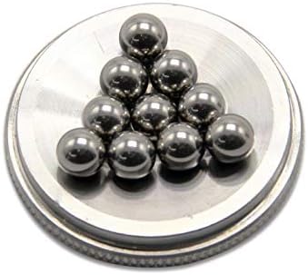 BAOSHISHAN 1 кг шлайфане топки от неръждаема стомана (50 мм)