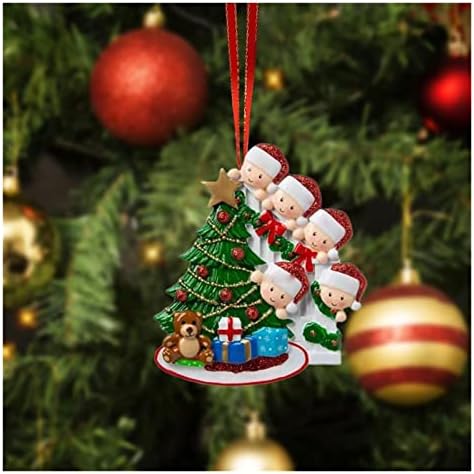 Коледна Украса PIFUDE Коледна украса на Подарък за откриване на дома на Дядо Коледа Коледна Елха Висулка Коледна Украса за Нова година (Цвят: 5)