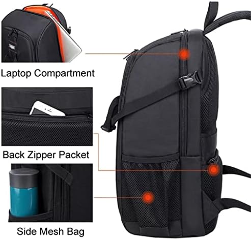 XXXDXDP Голямата Голям Фотоапарат, Водоустойчив раница на раменете си, чанта за видео-статив DSLR с дождевиком (Цвят: D, размер: S Code)