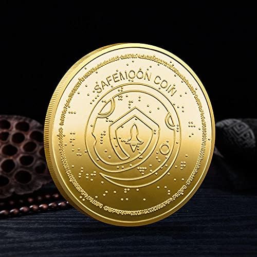 2 ЕЛЕМЕНТА Възпоменателна Монета, Позлатена Сребърна Цифров Виртуална Монета Щастливата Монета Криптовалюта 2021 Ограничена Серия