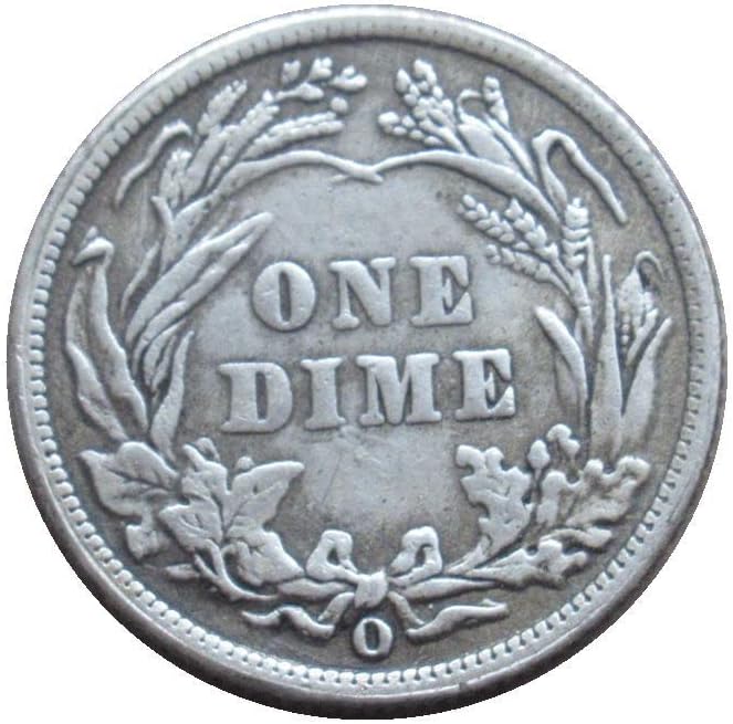 Американски Фризьор 10 Цента 1900 Г., сребърно покритие Копие на Възпоменателни монети