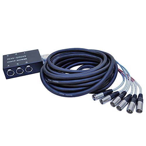 Сеизмични аудио системи SADMS-8x30, 8-канален компактен подпомагаща змия, 30-подножието професионална звукова подвесная змия