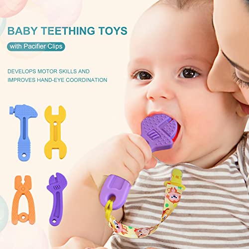 Играчки за никнене на млечни зъби за бебета 0-6 месеца, 6-12 Месеца, Бебешки Играчки За никнене на млечни зъби, Силиконови Детски Играчки-Прорезыватели,