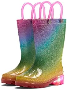 Western Chief Унисекс-Детски Непромокаеми обувки Небесната Ombre с подсветка (За деца /Little Kid) От дъжд