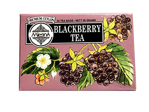 Чай от цейлон Mlesna с blackberry в 25 чаени пакетчета X 01 Опаковка