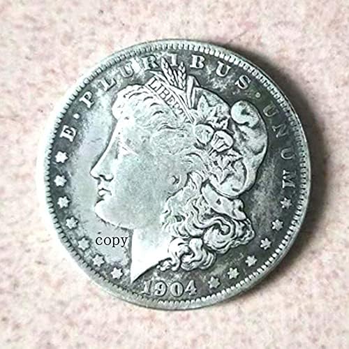 Копирна Монета Американски Морган 1904 Г., Възпоменателна Монета, Великата Американска Стара Монета, Необращенная Възпоменателна Монета, Услуга