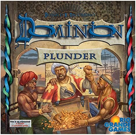Dominion: Plunder Expansion - Стратегическа игра на карти, Изследване на морето и плячкосване, игри на Рио Гранде, за деца