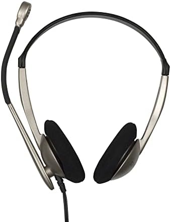 Компютърни слушалки за разпознаване на реч Koss CS100, Сребристо-черна