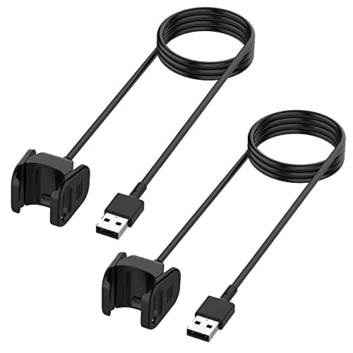Зарядно устройство Kissmart за Fitbit Charge 4 Преносимото USB-кабел За зареждане, докинг адаптер за фитнес гривна Fitbit Charge 4 (2, 1