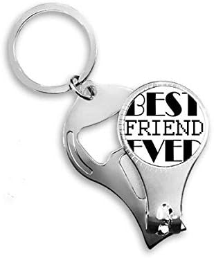 Най-Добрият Приятел Някога, Цитирани От Арт-Деко Подарък Мода Ножица За Нокти Халка Ключодържател Отварачка За Бутилки Машина