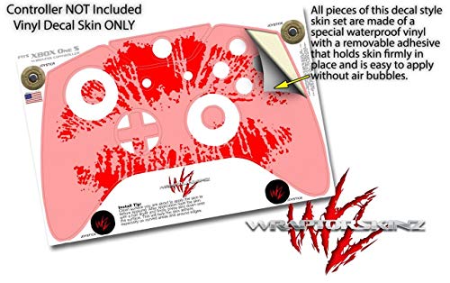 Vinyl стикер WraptorSkinz, съвместима с контролер XBOX One S / X - Big Целувка Устни, червено към розово (контролер В комплекта не са
