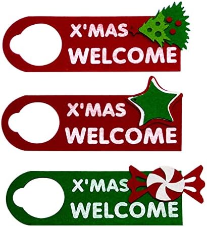 Коледна Украса на Вратата Табела на Тъканта, Вратата се Подвесная Врата Закачалка Подвесная Плоча Коледна Гирлянда за Стълби