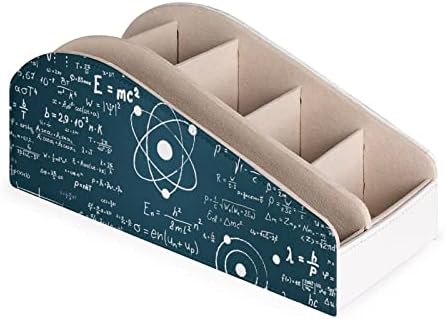 Физика и Математическа Наука Формула Дистанционно Управление на Притежателя с 6 Отделения Маса от Изкуствена Кожа Настолен Органайзер Кутия