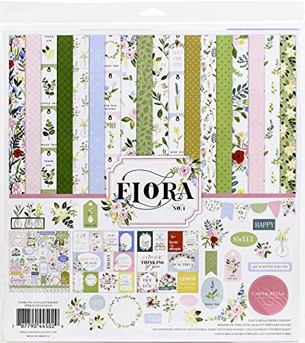 Хартия Carta Bella Paper Company Flora №4 Collection Kit, 12 x 12 см
