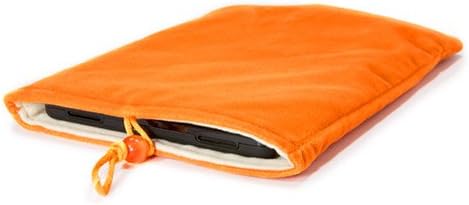 Калъф BoxWave за Alldocube M5 (Case by BoxWave) - Кадифена торбичка, Ръкав от мека велюровой плат с завязками за Alldocube M5 - Ярко-оранжев