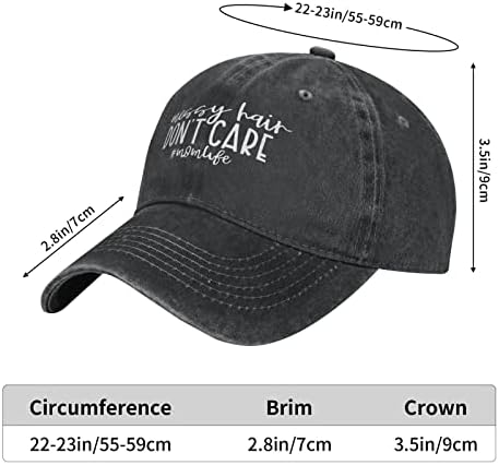 Lake Hair Dont Care Реколта Промытая бейзболна шапка за Мъже нисък профил Класическа Регулируема Шапка за Татко
