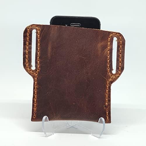 Чанта-кобур от естествена кожа за ZTE Axon 10 Pro, Калъф за вашия телефон ръчна изработка от естествена кожа, Изработен по поръчка