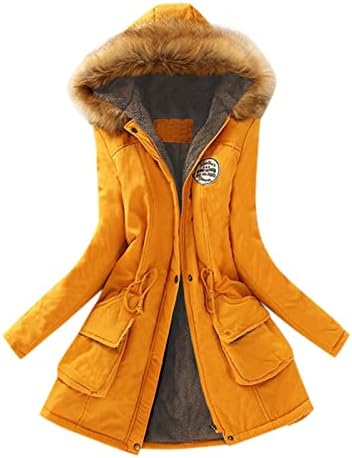Зимно палто за жени 3X Зимно палто за жени Плюс Размер Бежевое Зимно палто за жени 3XL Зимно палто за
