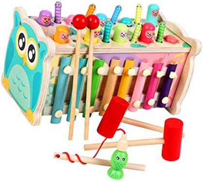 Toyvian 1 Комплект играчки, Детски играчки, Бебешки Музикални играчки, Детска играчка за Риболов, Забавна Детска играчка, Пет