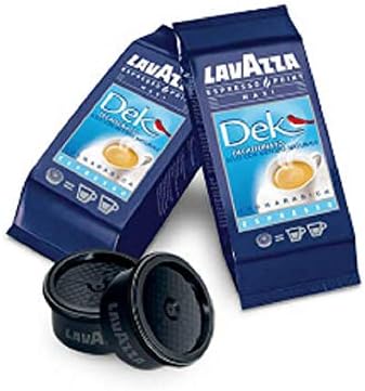Касети за кафе DEK lavazza Espresso Point от Лаваца без кофеин (50 капсули) за Еднократна употреба, Кафе на капсули и чушките