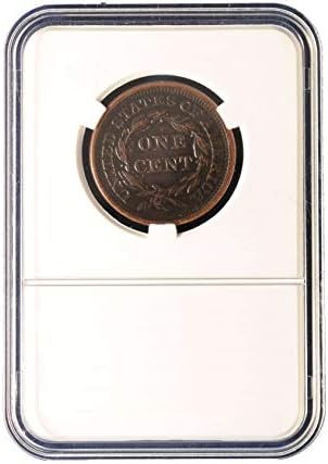 Ursae Minoris Elite Сертифициран за употреба за монети в американски стил, с Плетена коса Голям Цент 1839-1857 Голям Цент