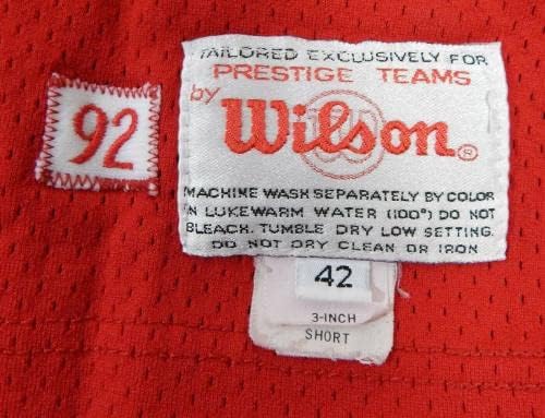 1992 Kansas City Chiefs Тони Харгейн 81 Използвана в играта Червена риза DP17333 - Използваните в играта тениски NFL без подпис