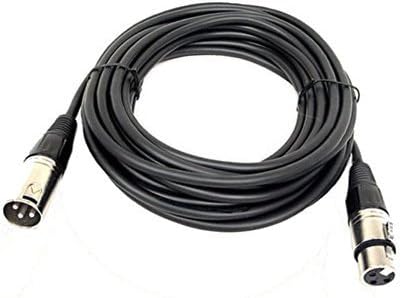 Микрофон кабел HQRP XLR-XLR (3-пинов M/F, 25 фута) за Pyle-Pro PDMIC58 Професионален Динамичен Ръчен микрофон с Подвижна