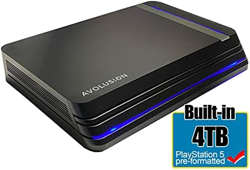 Външен слот твърд диск Avolusion HDDGEAR PRO X 4 TB USB 3.0 за игралната конзола PS5 - Гаранция 2 години