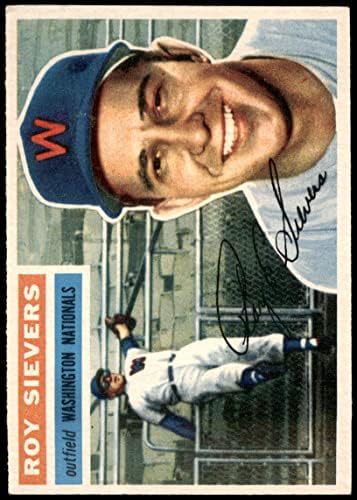 1956 Topps 75 Рой Sivers Вашингтон Сенатърс (Бейзболна картичка) EX/MT Senators