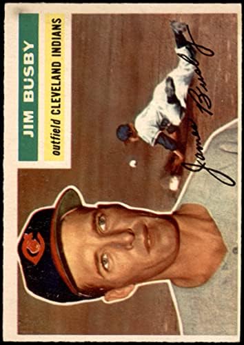 1956 Topps 330 Джим Busby Кливланд Индианс (Бейзболна картичка) EX индианците
