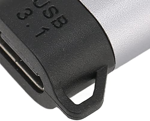 Магнитен USB адаптер C Vbestlife, Бързо Зареждане 100 W, Трансфер на данни 10 Gb, 24-пинов Конектор Тип C, Прав адаптер Type