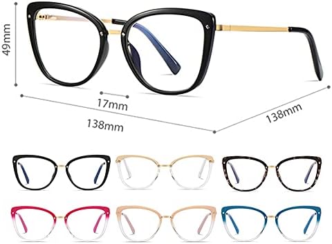 Очила за четене RESVIO за Жени и Мъже, Cat Eye, Ръчно изработени с Пружинным тръба на шарнирна Връзка, Прозрачни