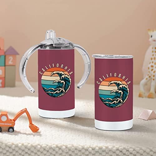 Ocean California Sippy Cup - Детска Sippy-чаша Waves - Цветни Sippy-чаша