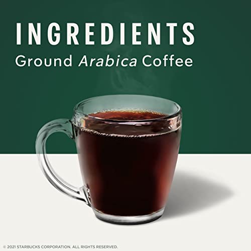 Кафе, черен Starbucks—Кафето тъмна печене—Печене на Еспресо От Арабика-1 пакетче (28 унция)