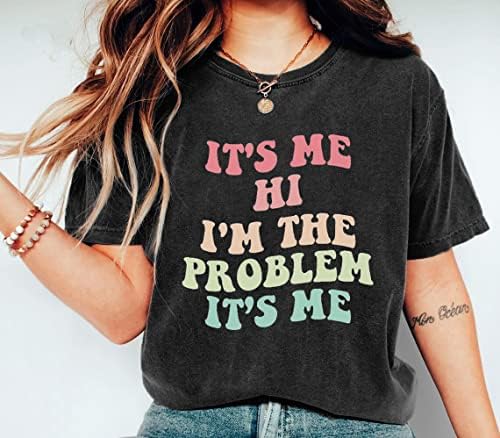 It ' s Me Здравейте, имам Проблем, Това съм Аз, Риза за Жени, Риза в стил Кънтри, Музикална Тениска, Ретро Подарък на Феновете