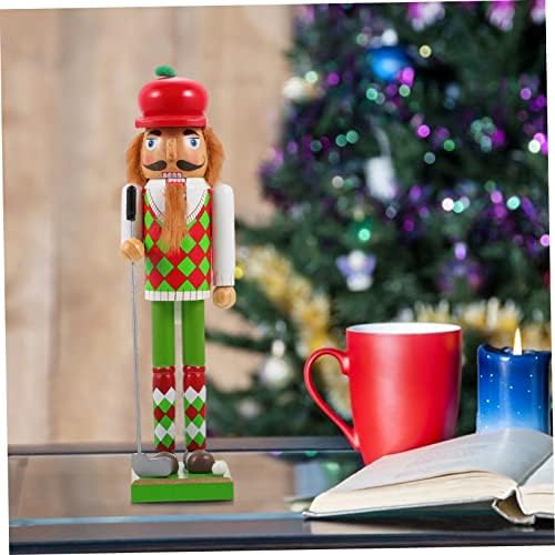 ABOOFAN 3 бр., Чорапи с орнаменти във формата на Солдатской Кукла, Подарък Статуя на Дядо Коледа Декорации под формата на Щелкунчика,